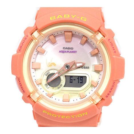 CASIO　Baby-G BGA-280AQ-4AJR　カシオ　レディース　腕時計 アクアプラネット Aquaplanet Collabration Medel コラボレーション コーラルオレンジ｜j-sekine2nd｜02