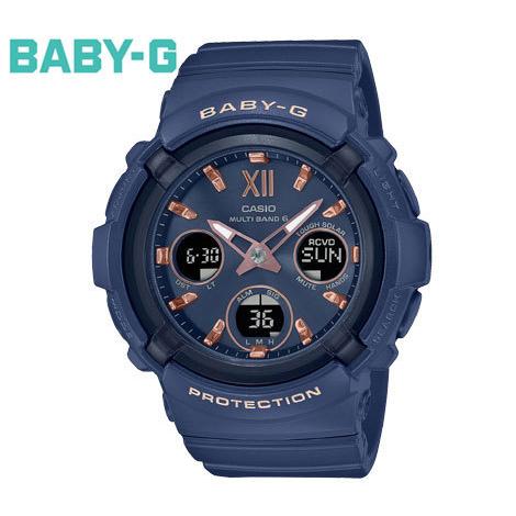CASIO BABY-G 電波ソーラー BGA-2250 ブルー 腕時計 7本 BABY-G 腕時計 G-LIDE Beach Glamping Series(Gライド ビーチ グラン