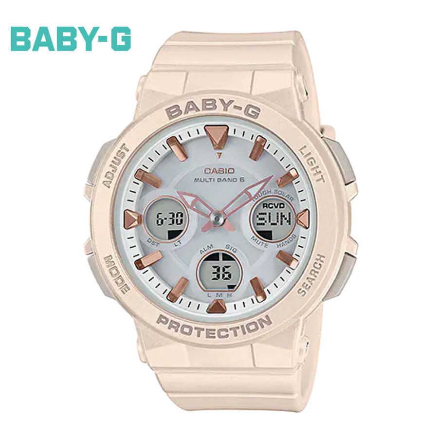 CASIO　Baby-G BGA-2510-4AJF カシオ 腕時計 電波ソーラー レディース 女性用 デジタルアナログ ベージュ カジュアル | BABY-G