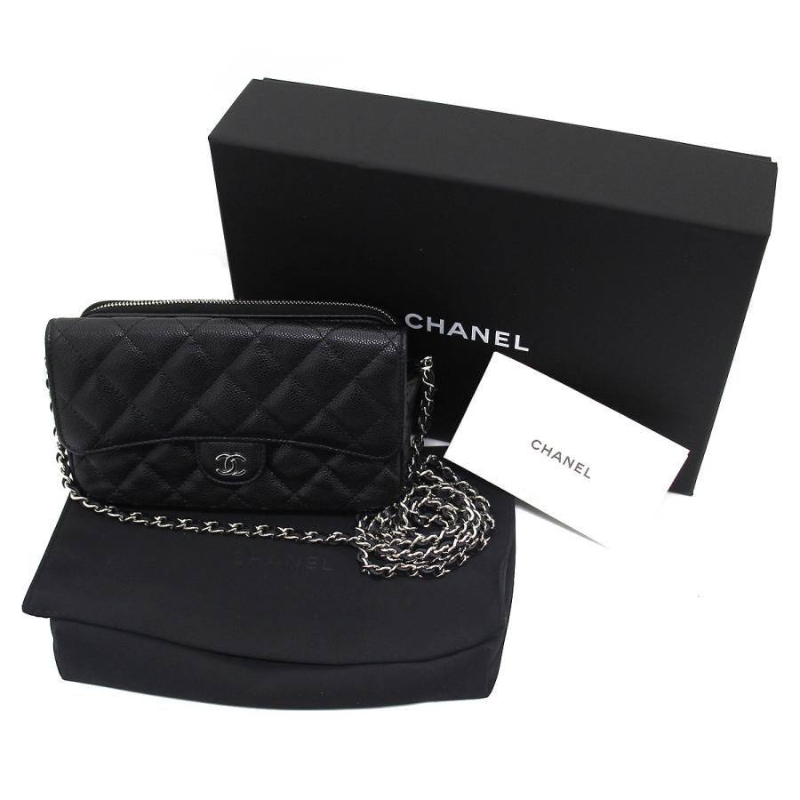 CHANEL（シャネル） AP2096 B15532 C3906 フォンケース キャビアスキン