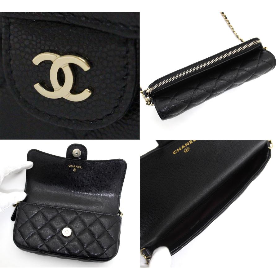 シャネル CHANEL 11.12 クラシック A01112_Y01864_C3906 ショルダーバッグ キャビアスキン ブラック 黒 ゴールド金具 レディース 美品 人気 定番【中古】【SAランク】 11.12クラシックハンドバッグ | A01112 | ショルダーバッグ | キャビア