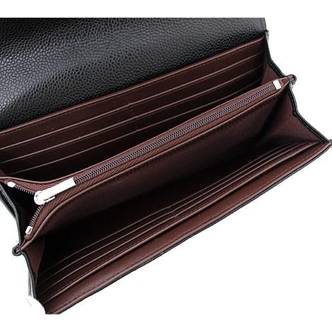 CHANEL シャネル マトラッセ AP0241 Y01588 C3906 キャビアスキン クラシック 小銭入れ付 長財布 ブラック×シルバー金具 新品の画像
