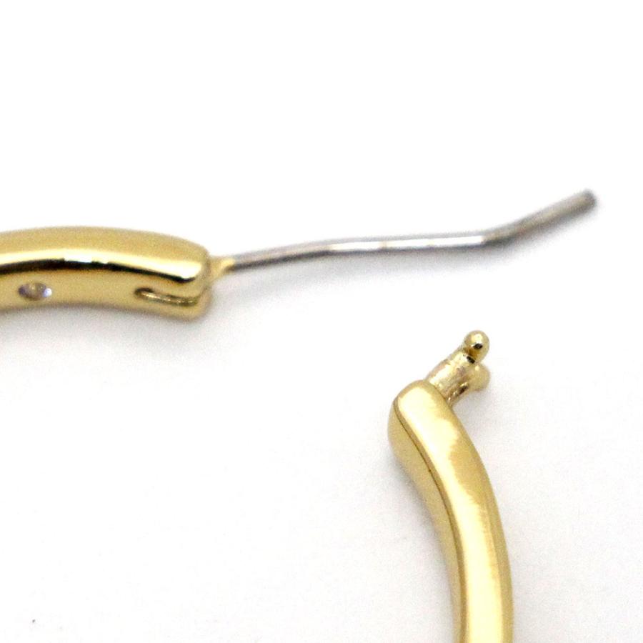 COACH（コーチ） CBW15 GLD ミディアム フープ ピアス 両耳用 ワッカ