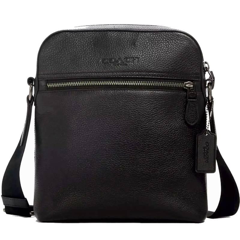 COACH（コーチ） アウトレット 4011 QB/BK ペブル レザー ヒューストン