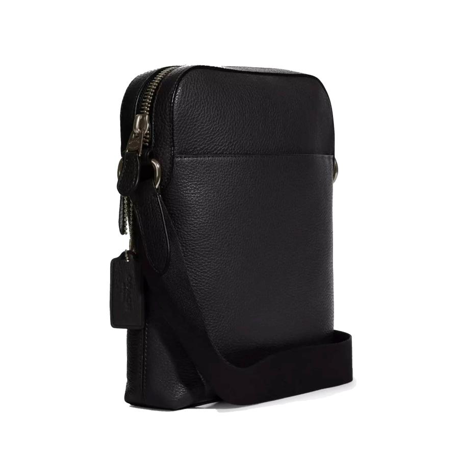 COACH（コーチ） アウトレット 4011 QB/BK ペブル レザー ヒューストン