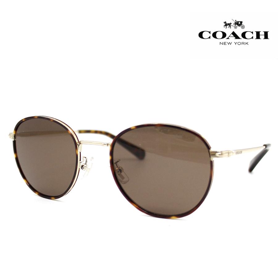 COACH（コーチ） HC7163 90053G 52 CR631 サングラス ライトゴールド