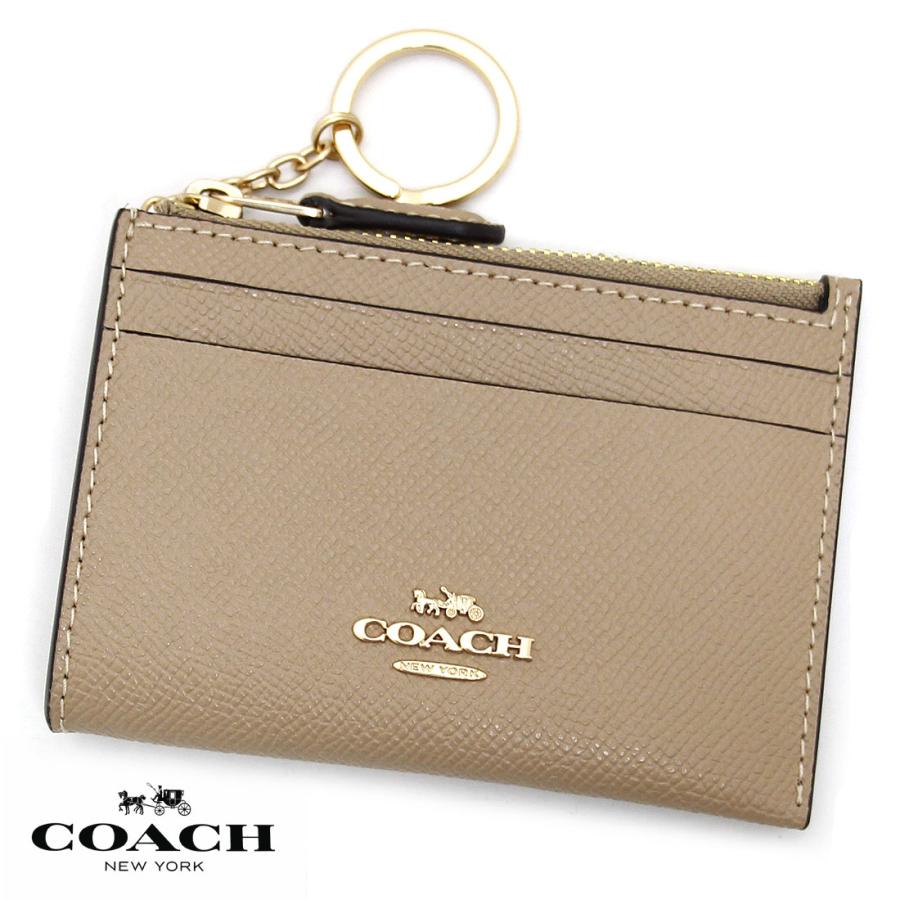 COACH（コーチ） アウトレット 88250 IMTAU IDケース キーリング付 カードケース 小銭入れ コインケーストープ ベージュ 新品 :  DECORbySEKINE - 通販 - Yahoo!ショッピング