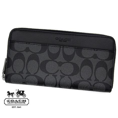 COACH（コーチ） アウトレット 58112 CQ/BK シグネチャー ラウンド