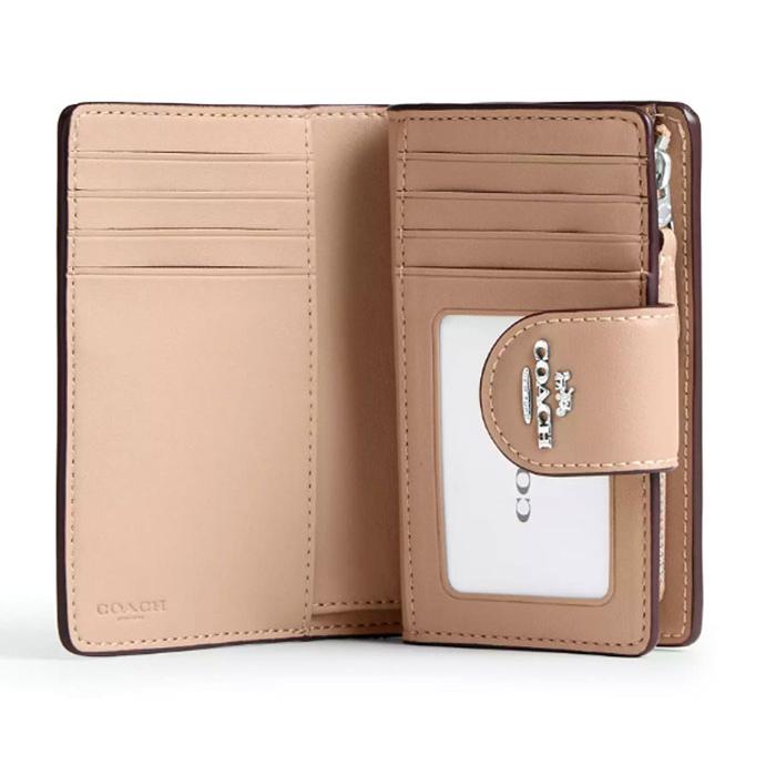 みんみん☆値下げ交渉はコメントへ‼️ コーチジャパン購入新品ジップウォレット COACH（コーチ） アウトレット CW786 SVPWH ミディアム コーナー