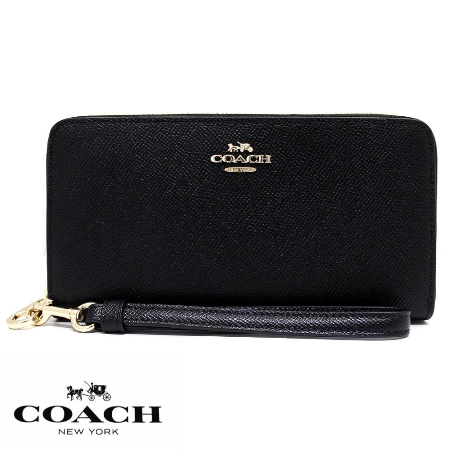 COACH（コーチ） アウトレット C3441 IMBLK ロング ジップ アラウンド