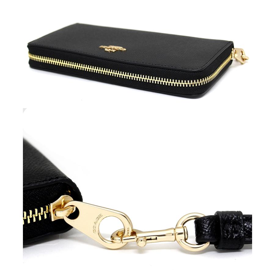 COACH（コーチ） アウトレット C3441 IMBLK ロング ジップ アラウンド