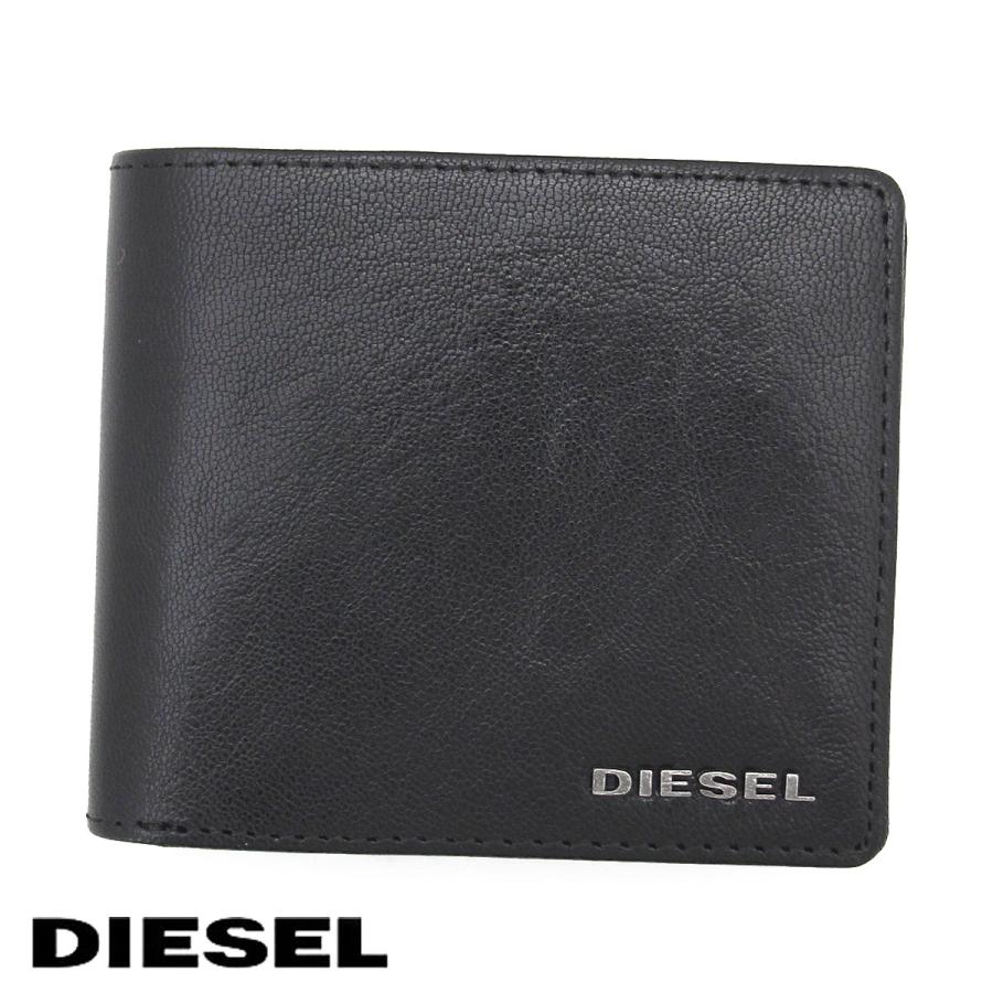 DIESEL（ディーゼル） X03925 PR271 T8013 小銭入れ付 レザー 二つ折り