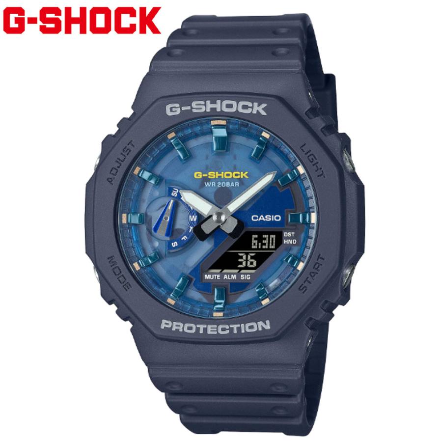 CASIO G-SHOCK GA-2100 ブラックターコイズ アナデジ メンズ G-SHOCK CASIO GA-2100AS-2AJF カシオ 腕時計 メンズ 男性用 アナログ