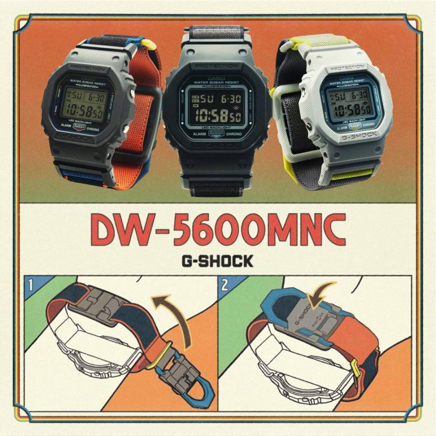 G-SHOCK CASIO DW-5600MNC-7A8JF カシオ 腕時計 NEW CLOTH BAND 5600