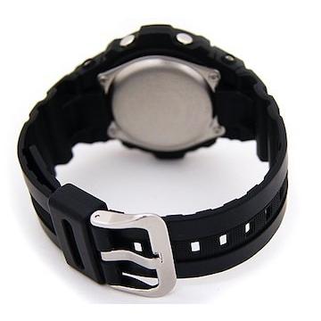 CASIO G-SHOCK ジーショック 黒デジアナ腕時計 AW−591 オールブラックモデル G-SHOCK CASIO G-SHOCK AW-591-2AJF カシオ デジアナ ブラック×ブルー