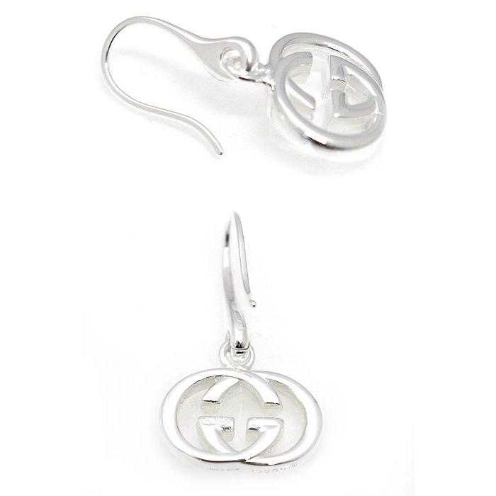 GUCCI インターロッキングフックピアス 片耳 GUCCI（グッチ） 223321 J8400 8106 インターロッキングGG フック