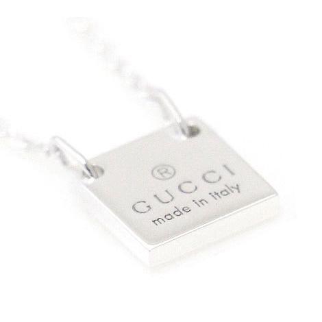 GUCCI グッチ 223514 J8400 8106 トレードマーク ネックレス ペンダント アクセサリー シルバー メンズ レディース ユニセックス｜j-sekine2nd｜02