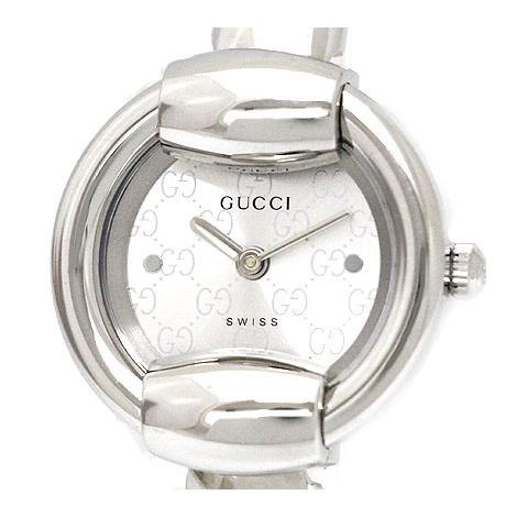美品 GUCCI グッチ 1400L レディース 腕時計 YA014512 GG GUCCI グッチ 腕時計 時計 1400 レディース シルバー YA014512