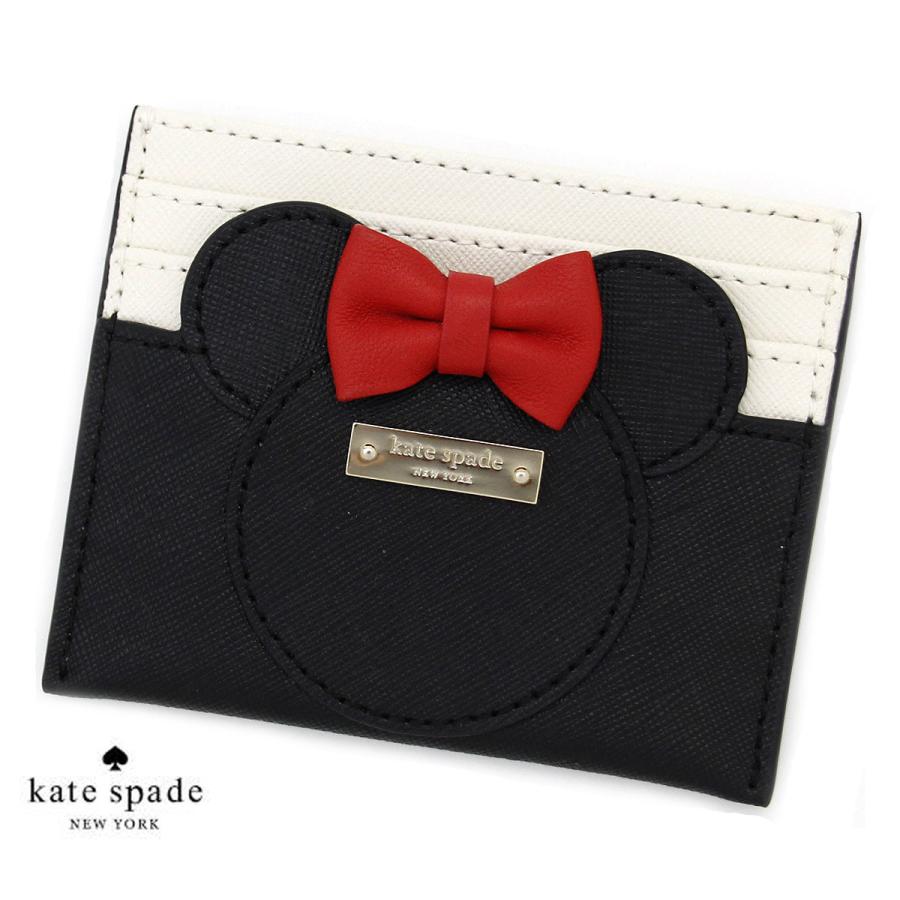 kate spade ケイトスペード WLRU6027 974 ディズニーコラボ ミニーマウス カードケース 名刺入れ カード入れ