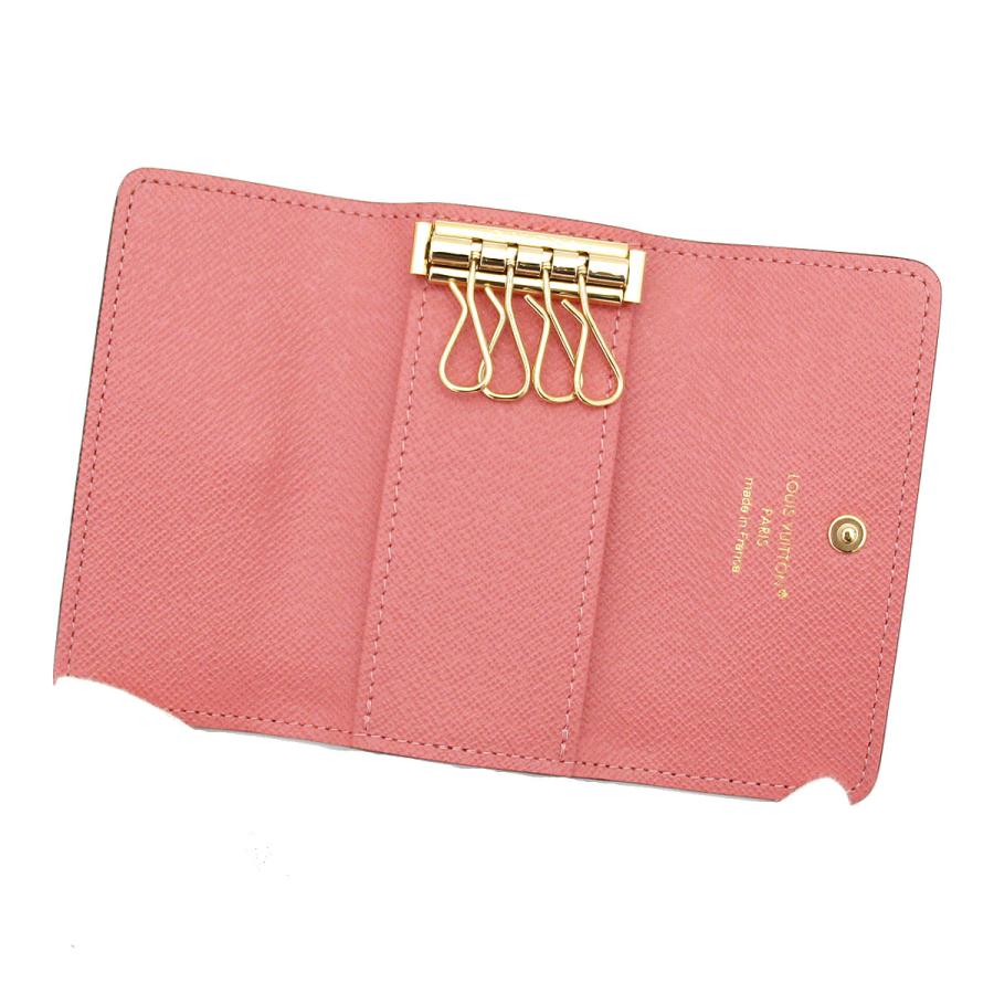新品未使用！Louis Vuitton キーケース ミュルティクレ 4 ピンク 国内直営発♪ Louis Vuitton キーケース ミュルティクレ 4