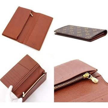 LOUIS VUITTON  ルイ ヴィトン M66540 モノグラム メンズ用小銭入れ付き長札 ポルト フォイユ ブラザ 新品 メンズの画像