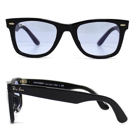 Ray-Ban RB 2140-F ブラック＆ブルーグレイ（レンズ） Ray-Ban（レイバン） Ray Ban RB2140F 901/64 52 WAYFARER WASHED