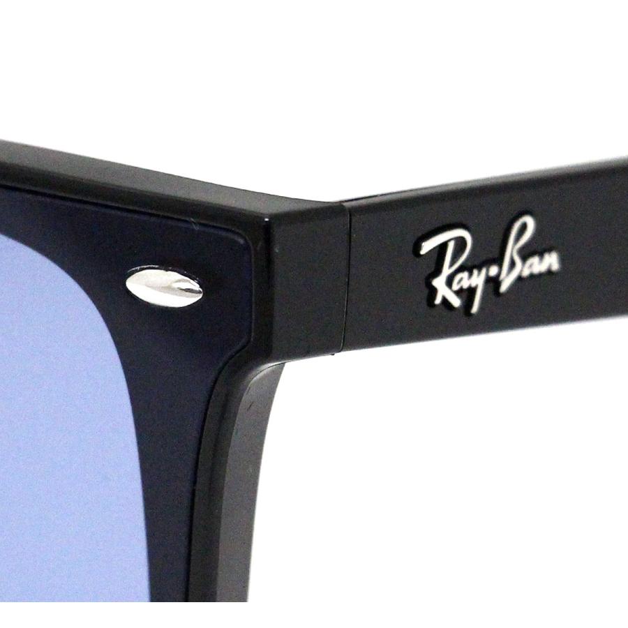 アウトレット Ray Ban レイバン RB4391D 601/80 65 サングラス ブラック ブルー スクエアシェイプ ビッグシルエット 大きめ 正規品 ラッピング不可 訳ありの画像