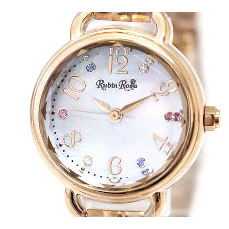 Rubin Rosa ルビンローザ R019SOLPWH  Scinti　レディース 腕時計 ソーラー アナログ ピンクゴールド　店頭長期ディスプレイ品｜j-sekine2nd｜02