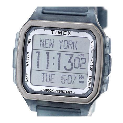 TIMEX タイメックス TW2U56500 腕時計 コマンドアーバン デジタル ネイビー スケルトン メンズ レディース ユニセックス