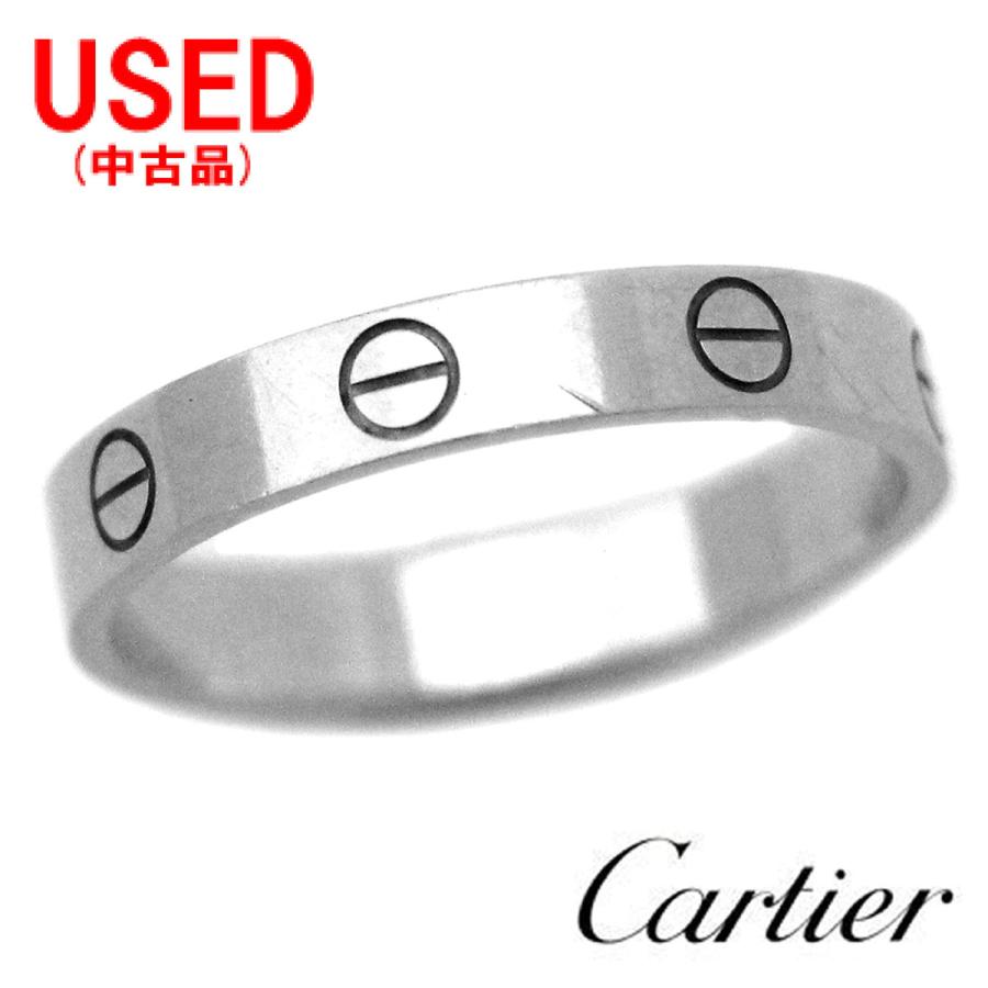 カルティエ　ミニラブリング9号 CARTIER カルティエ ミニラブ リング 指輪 9号 18金 K18ピンクゴールド