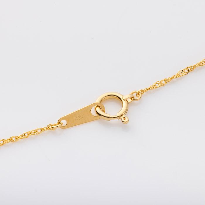 純金 K24 約42cm スクリューチェーン ネックレス シンプルネックレス