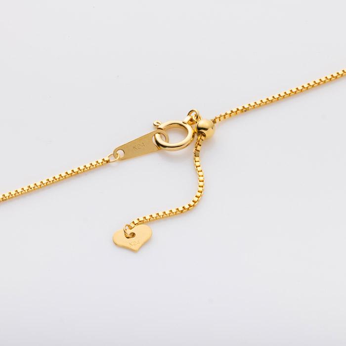 18金製 ネックレス チャーム 約9.2mm x 約14mm ネックレス チェーン スクリュー 幅 2mm ゴールド 18金 K18 約