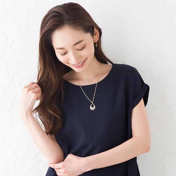 ペンダントトップ K18・WG コンビカラー ゴールド ホワイトゴールド