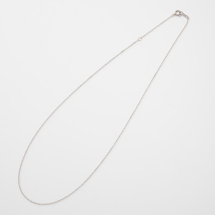 カットあずき チェーン ネックレス -3cmアジャスター付き K18/PG/PT850 チェーン幅 約0.9mm 線径 約0.28mm 長さ 約40cm プラチナネックレス K18ネックレス シン_4