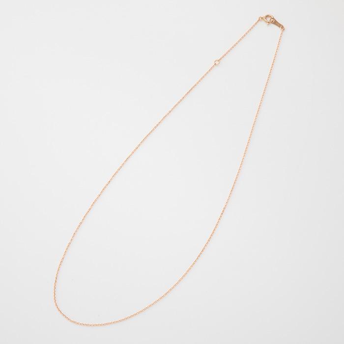 カットあずき チェーン ネックレス -3cmアジャスター付き K18/PG/PT850 チェーン幅 約0.9mm 線径 約0.28mm 長さ 約40cm プラチナネックレス K18ネックレス シン_5