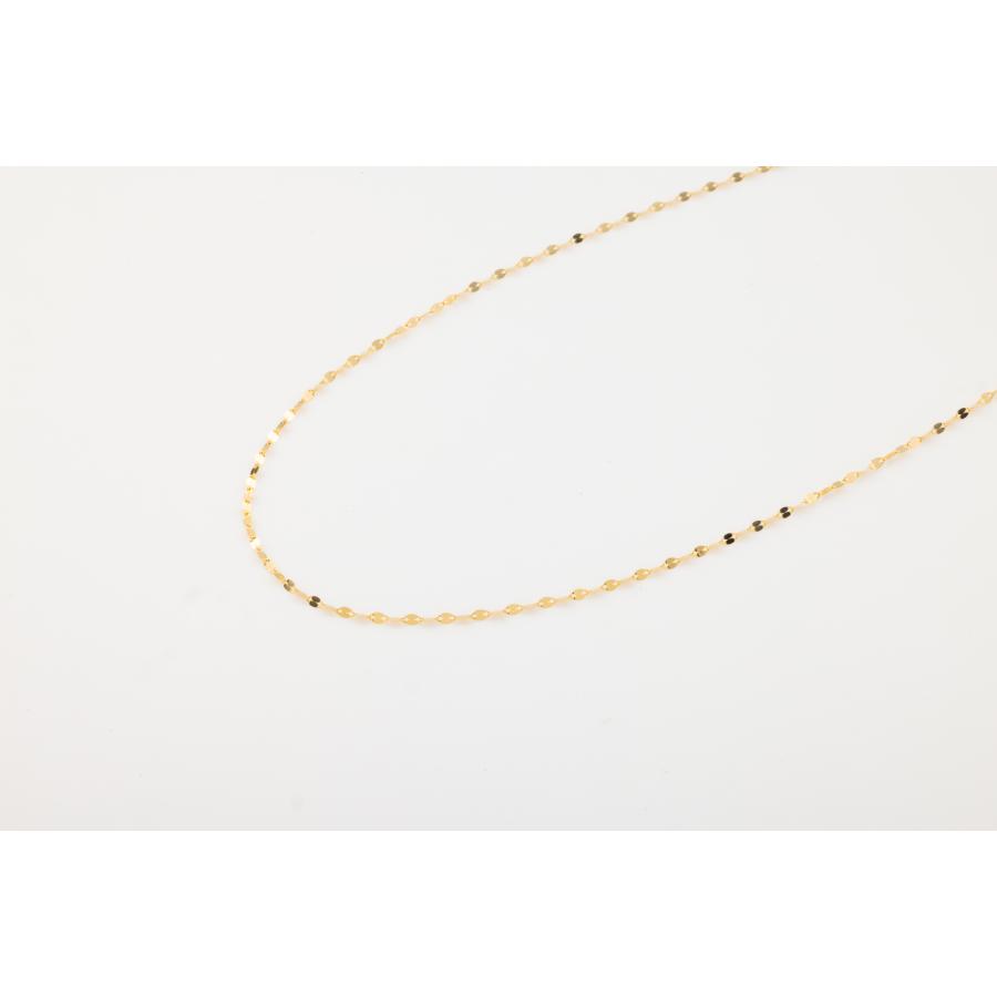 80cm ペタル チェーン ネックレス ゴールド ホワイトゴールド ピンクゴールド プラチナ k18ネックレス プラチナネックレス 18金 K18 YG WG PG Pt850 レディースの画像