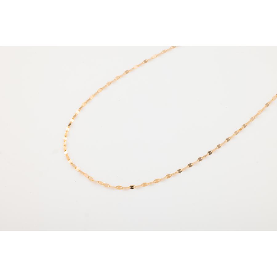 80cm ペタル チェーン ネックレス ゴールド ホワイトゴールド ピンクゴールド プラチナ k18ネックレス プラチナネックレス 18金 K18 YG WG PG Pt850 レディースの画像