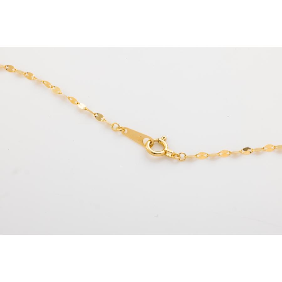 80cm ペタル チェーン ネックレス ゴールド ホワイトゴールド ピンクゴールド プラチナ k18ネックレス プラチナネックレス 18金 K18 YG WG PG Pt850 レディースの画像
