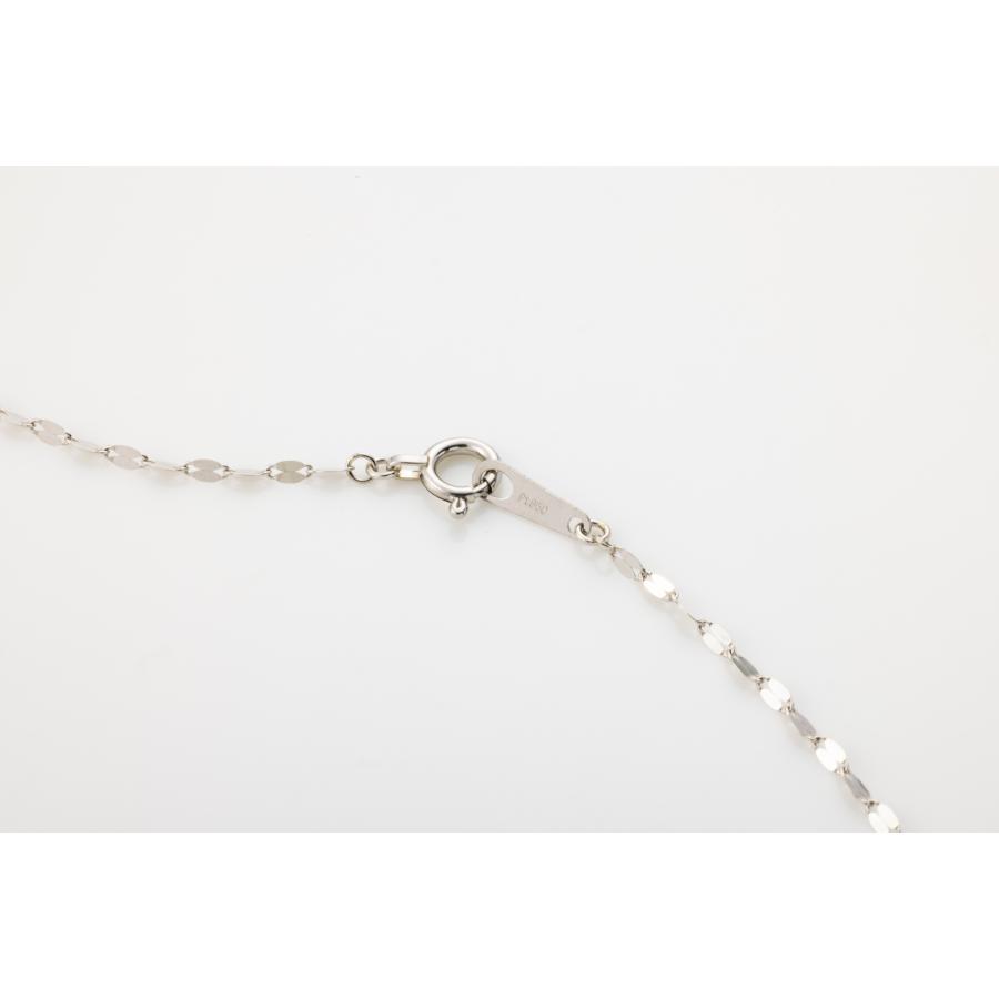 80cm ペタル チェーン ネックレス ゴールド ホワイトゴールド ピンクゴールド プラチナ k18ネックレス プラチナネックレス 18金 K18 YG WG PG Pt850 レディースの画像