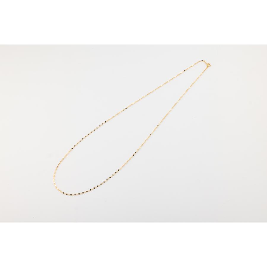 80cm ペタル チェーン ネックレス ゴールド ホワイトゴールド ピンクゴールド プラチナ k18ネックレス プラチナネックレス 18金 K18 YG WG PG Pt850 レディースの画像