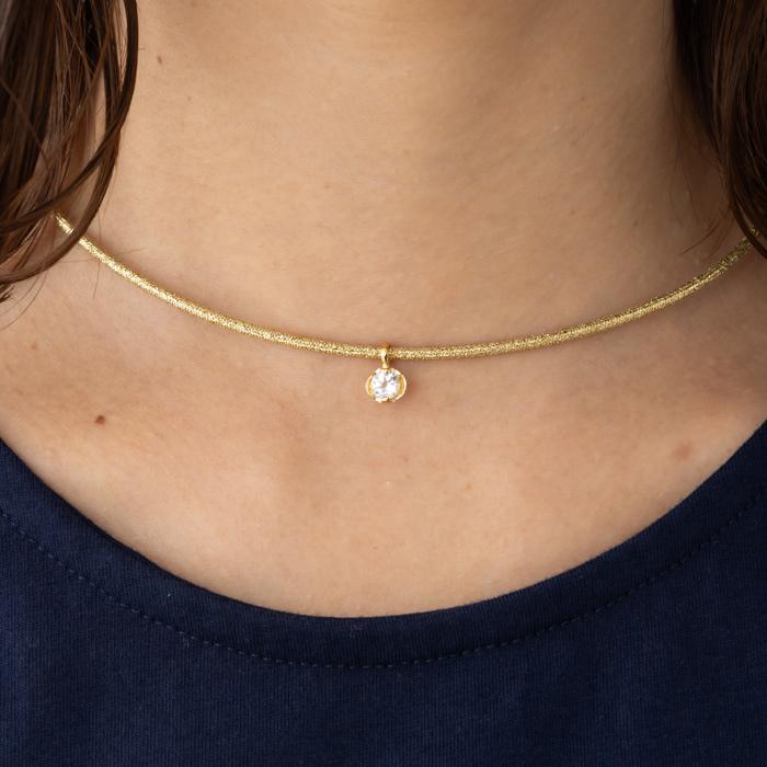 健康アクセサリー ネックレス 白 管理医療機器認証】 磁気ネックレス ホワイトトパーズ 0.5ct