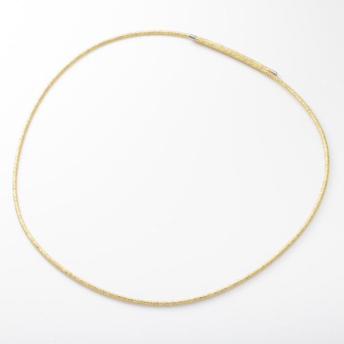 健康アクセサリー ネックレス 白 管理医療機器認証】 磁気ネックレス ホワイトトパーズ 0.5ct