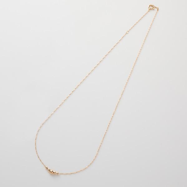 ミラクルカット ミラーボール ペンダント 42cm スクリューチェーン ネックレス プラチナ プラチナネックレス Pt850 ネックレス レディースの画像