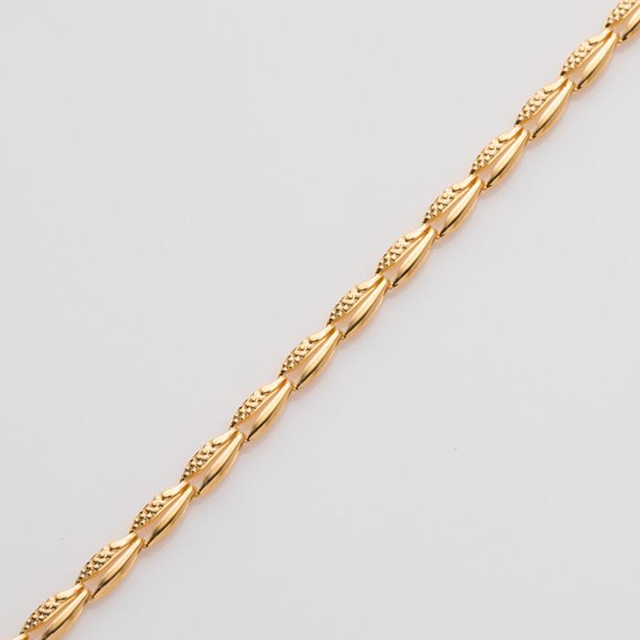 24金 K24 純金 ネックレス オーキッドデザインネックレス 約45cm 約7.5 