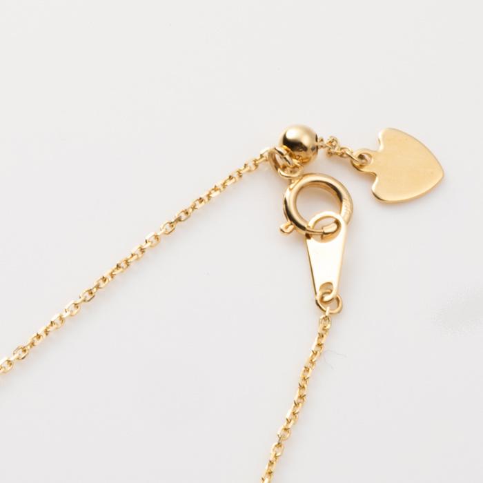 バラ ボール モチーフ ネックレス チェーン スライドボール