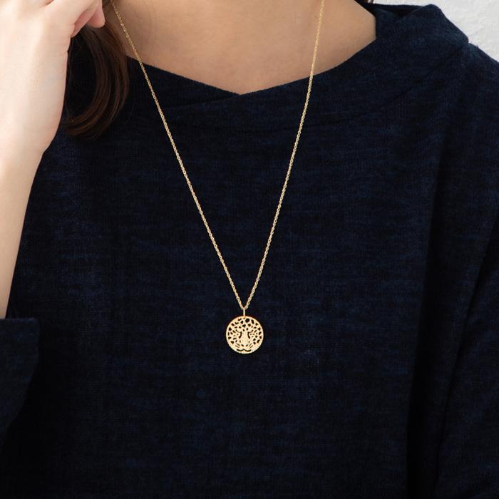 ペンダントトップ 透かし2枚 プレート アニマルデザイン リバーシブル