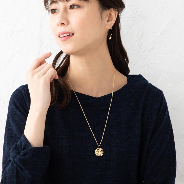 ペンダントトップ 透かし2枚 プレート アニマルデザイン リバーシブル