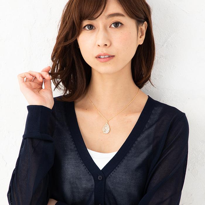 トリプレッタ 透かしデザイン ペンダントトップ 約1.3g 18金ゴールド・ホワイトゴールド・ピンクゴールド K18/WG/PGの画像
