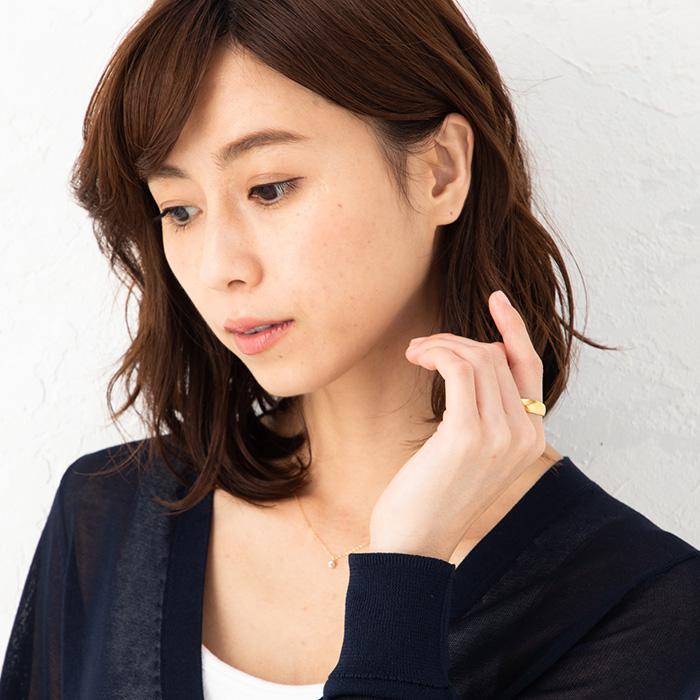 24金 K24 純金 リング 指輪 ゴールド 豪華甲丸デザイン 約4.5g : J