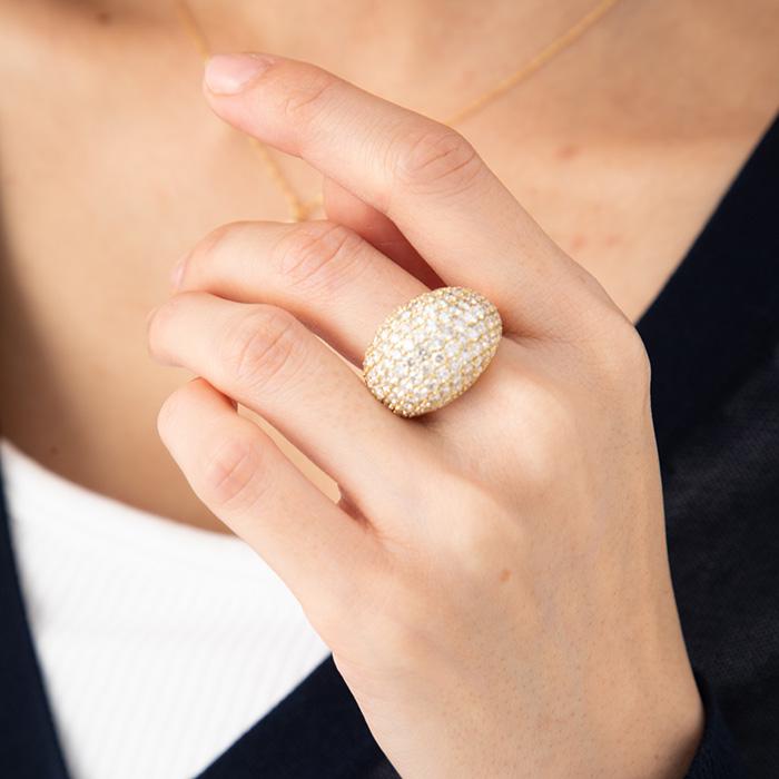 パヴェリング ダイヤモンド計5.0ct (Hカラー,SIクラス) 115石 パヴェリング ダイヤモンド計5.0ct (Hカラー,SIクラス) 115石